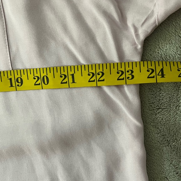 Anthropologie Maeve Boho Top Long Sleeve Blouse Button Down Shirt Lavender M - Picture 13 of 14